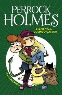 Portada del libro Elemental, querido Gatson de la saga Perrock Holmes